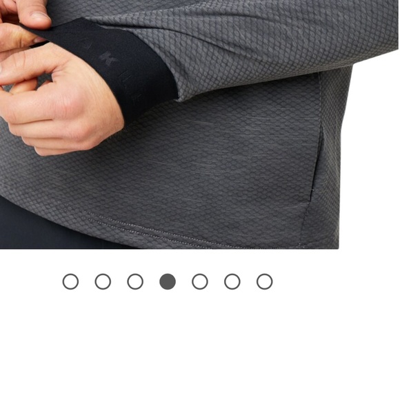 Oakley Men’s Small Iron Gray Lightweight Pullover Concealed Pockets Activewear - Picture 6 of 6